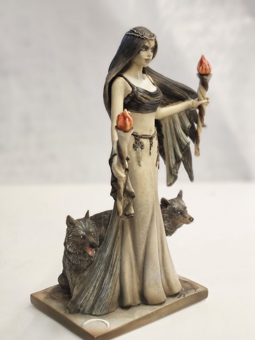 Bandai Statuette: Jessica Galbreth Elfe m.Wölfen – Nuovo e nell'imballaggio originale da Dielsdorf venduto da Kenan997 1