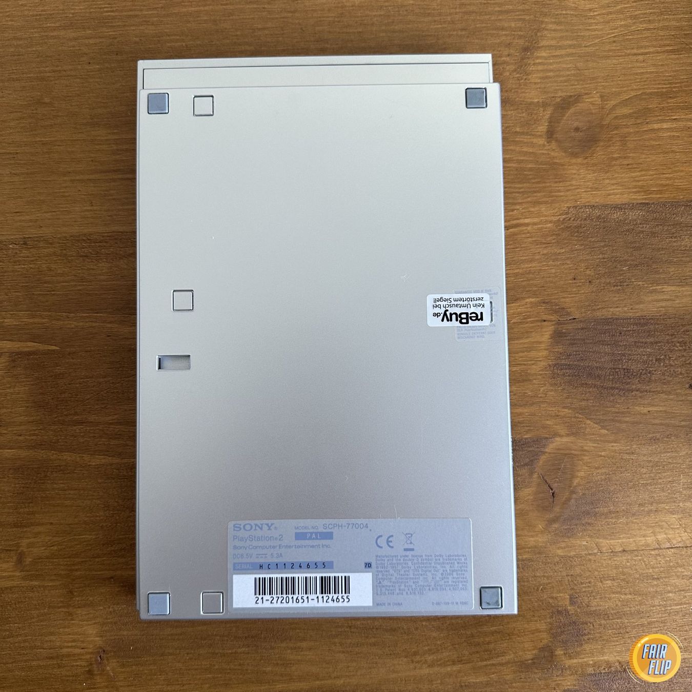 Sony Console: PS2 Slim Konsole Silber Defekt – Difettoso da Luzern venduto da fairflip 3