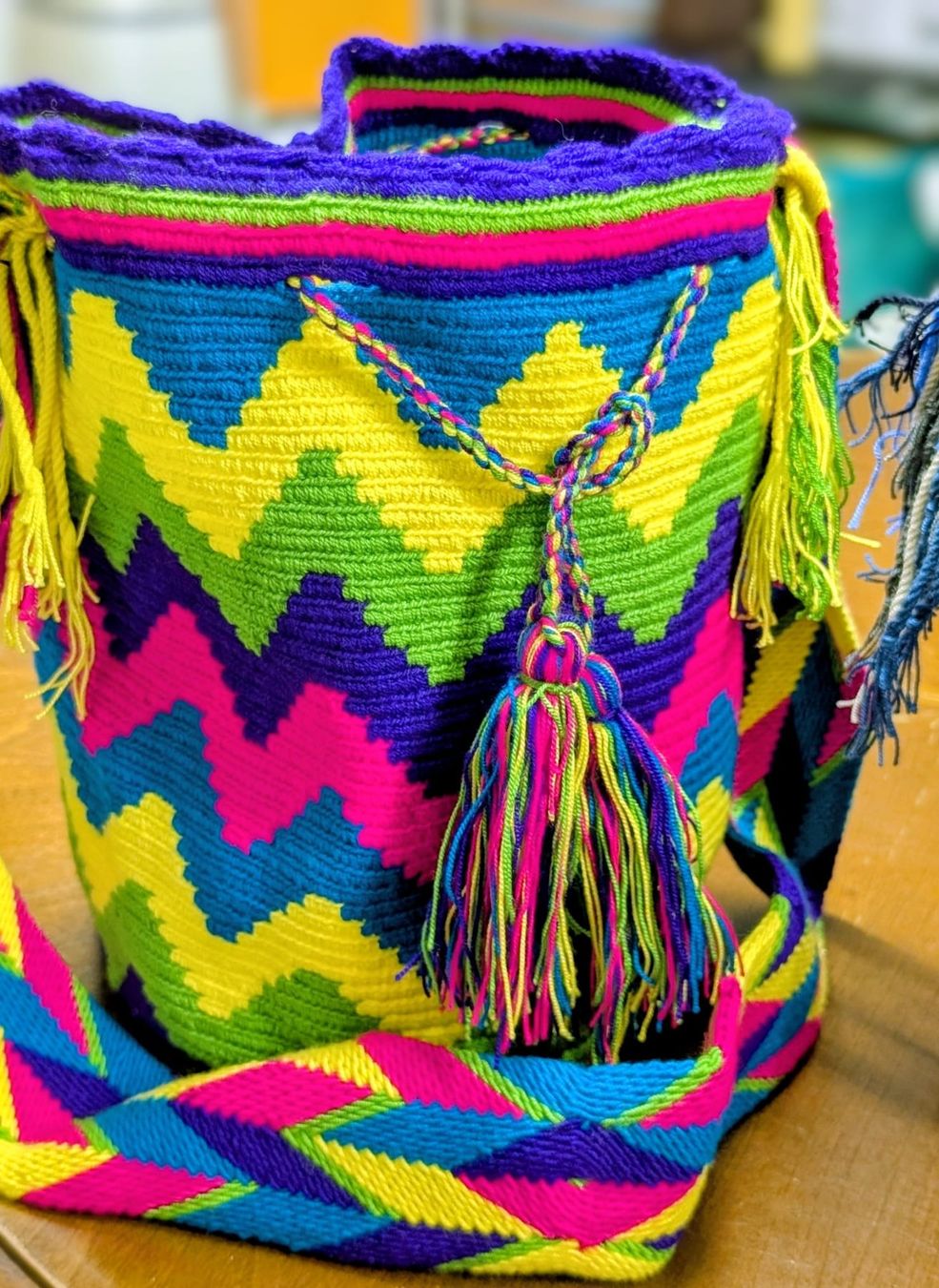Altro in  Abbigliamento & Accessori: Sac selon technique Wayuu - multicolore – Nuovo (secondo la descrizione) da Chavornay venduto da bealil