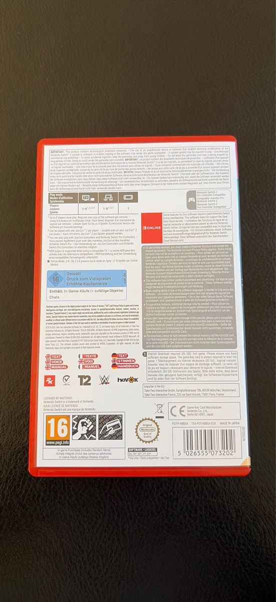 WWE Jeux: WWE 2K26 Nintendo Switch Spiel Code-Karte unbenutzt – Neuf (Voir description) à Wil SG par abi_j9gp 3