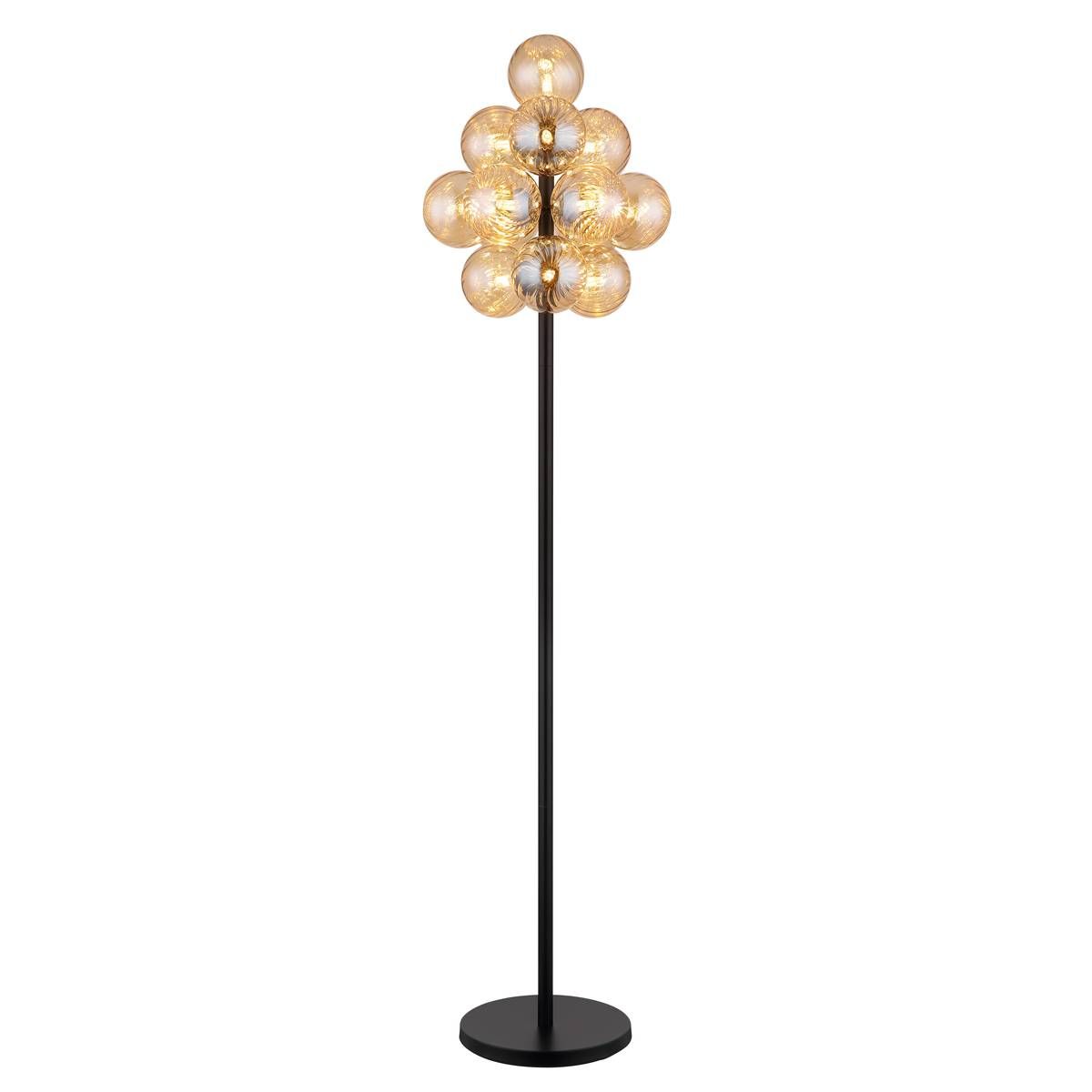 Lampade: Stehleuchte, Glas, Amber, 160 cm Höhe – Nuovo (secondo la descrizione) da Kreuzlingen venduto da Smart-Light