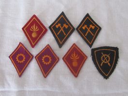 Kragenspiegel, Militaria