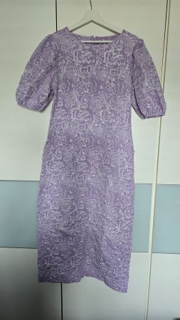 Jacquard Kleid - XL - Flieder 7️⃣