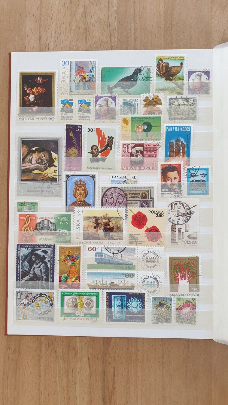 Alle Briefmarken: Schweiz und Ausland. 16 Seiten. – Gebraucht aus Goldach von armando_r 9