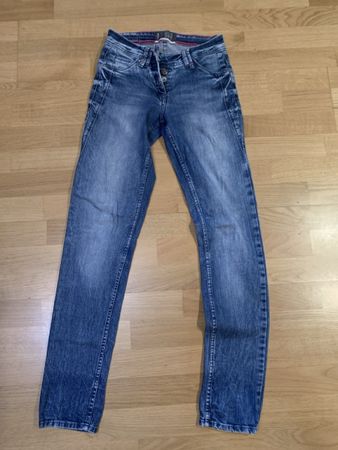 Jeans femme Cecil bleu délavé taille s stretch