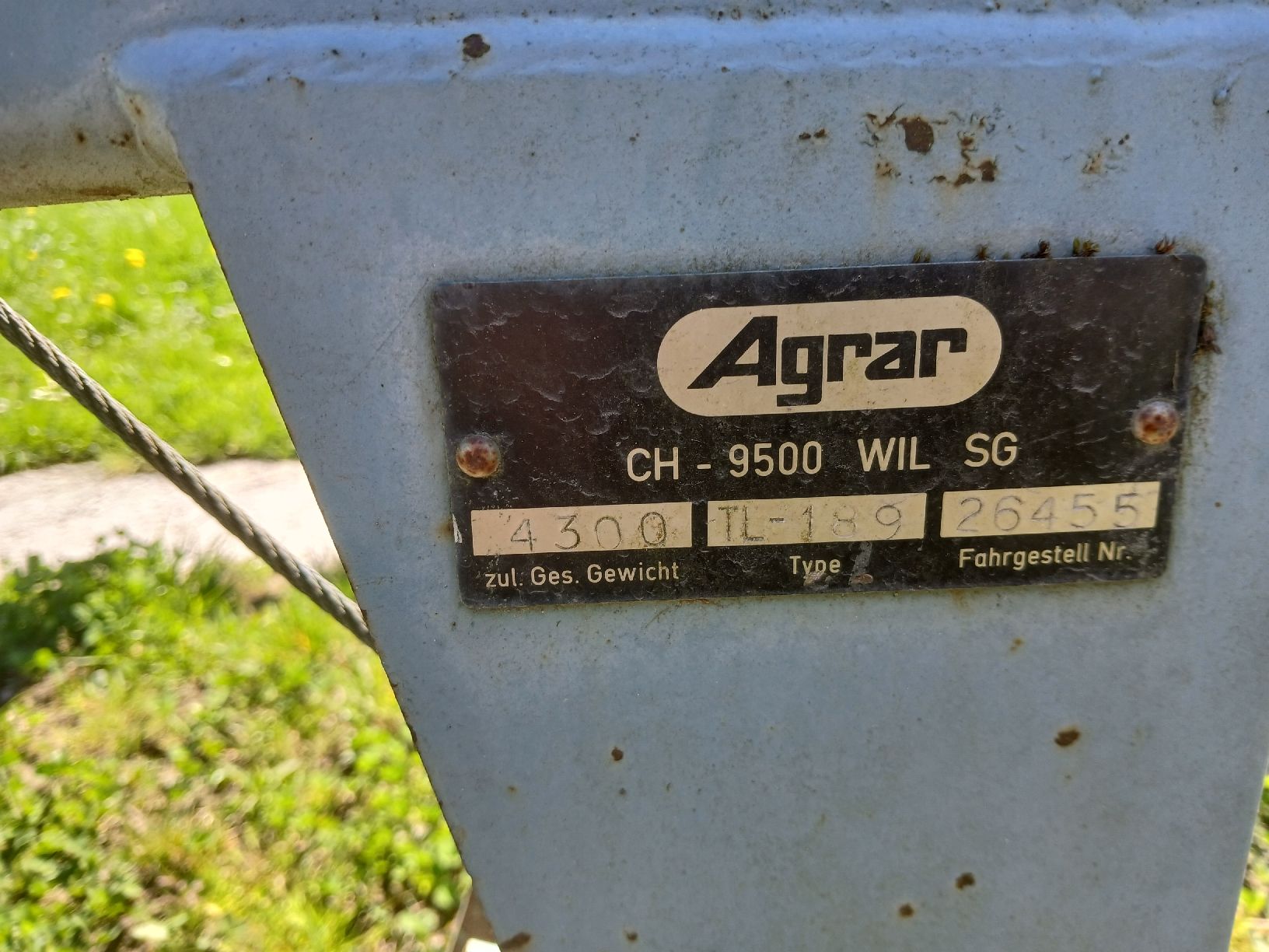 Rimorchi: Chassis Anhänger Traktor Agrar – Usato da Wittenbach venduto da Zenturio 5