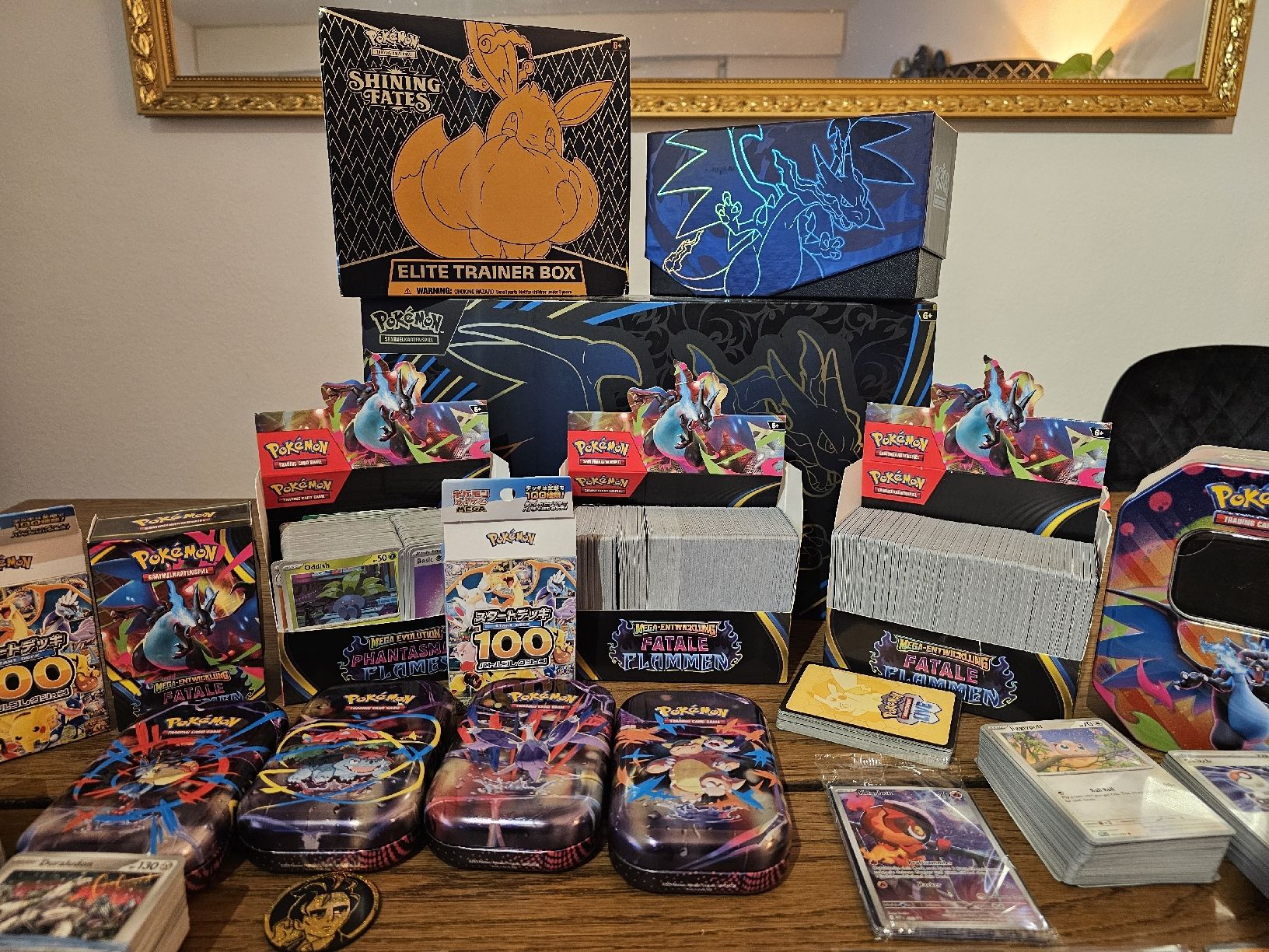 Pokémon Sammelbilder & Trading cards: 🔥 Pokémon Mega Evolution & Phantasmal Flames Sammlung DE/EN – Neu (gemäss Beschreibung) aus Fulenbach von K.Stettler 2