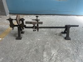 Alter Hand Drechselbank funktionstüchtig