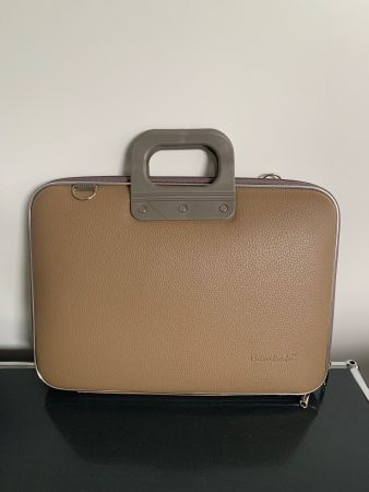 Bombata Laptoptasche / Aktentasche beige Top Zustand!
