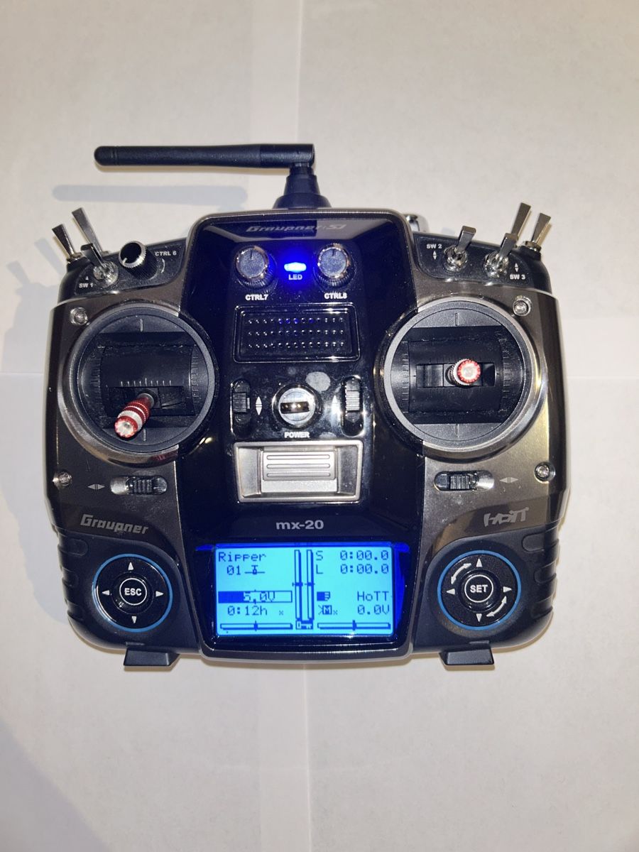 Graupner Telecomandi: Graupner MX-20 HoTT Sender, Top Zustand Inkl. Case – Usato da Dinhard venduto da Timo_Ge 2