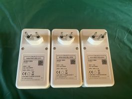 3× devolo dLAN 1200+ Powerline Adapter – 1200 Mbit/s 