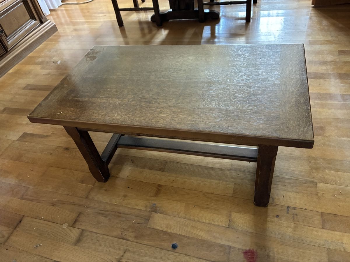 Tische: Table basse en bois vintage – Gebraucht aus Chermignon-Bas von Looping78