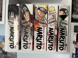 Naruto Massiv Manga 5 Bände Carlsen Verlag gebraucht
