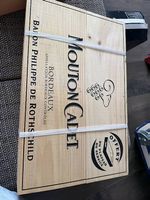 6x Mouton Cadet Rouge 2009 in Original-Holzkiste