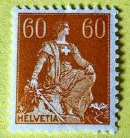 Nr.140 UNGESTEMPELT Helvetia mit Schwert