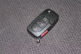 Audi Schlüssel Gehäuse 3 Tasten PANIC hülle cover
