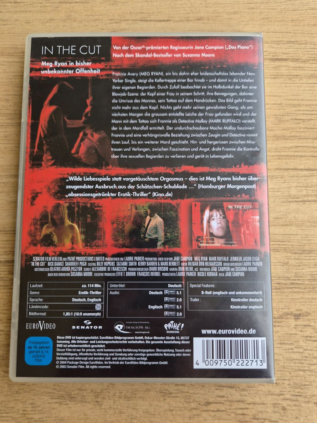 Alle DVDs: DVD "In the Cut" – Gebraucht aus Diegten von herala 1