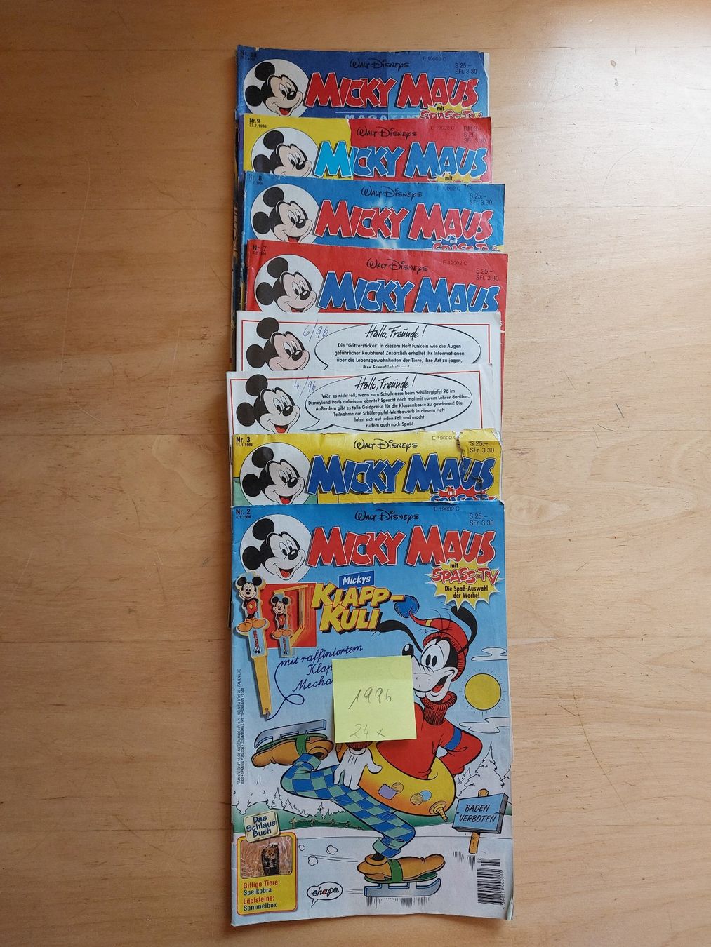 Comics: 24 MICKY Maus - 1996 – Gebraucht aus Gipf - Oberfrick von Esnoopy 1