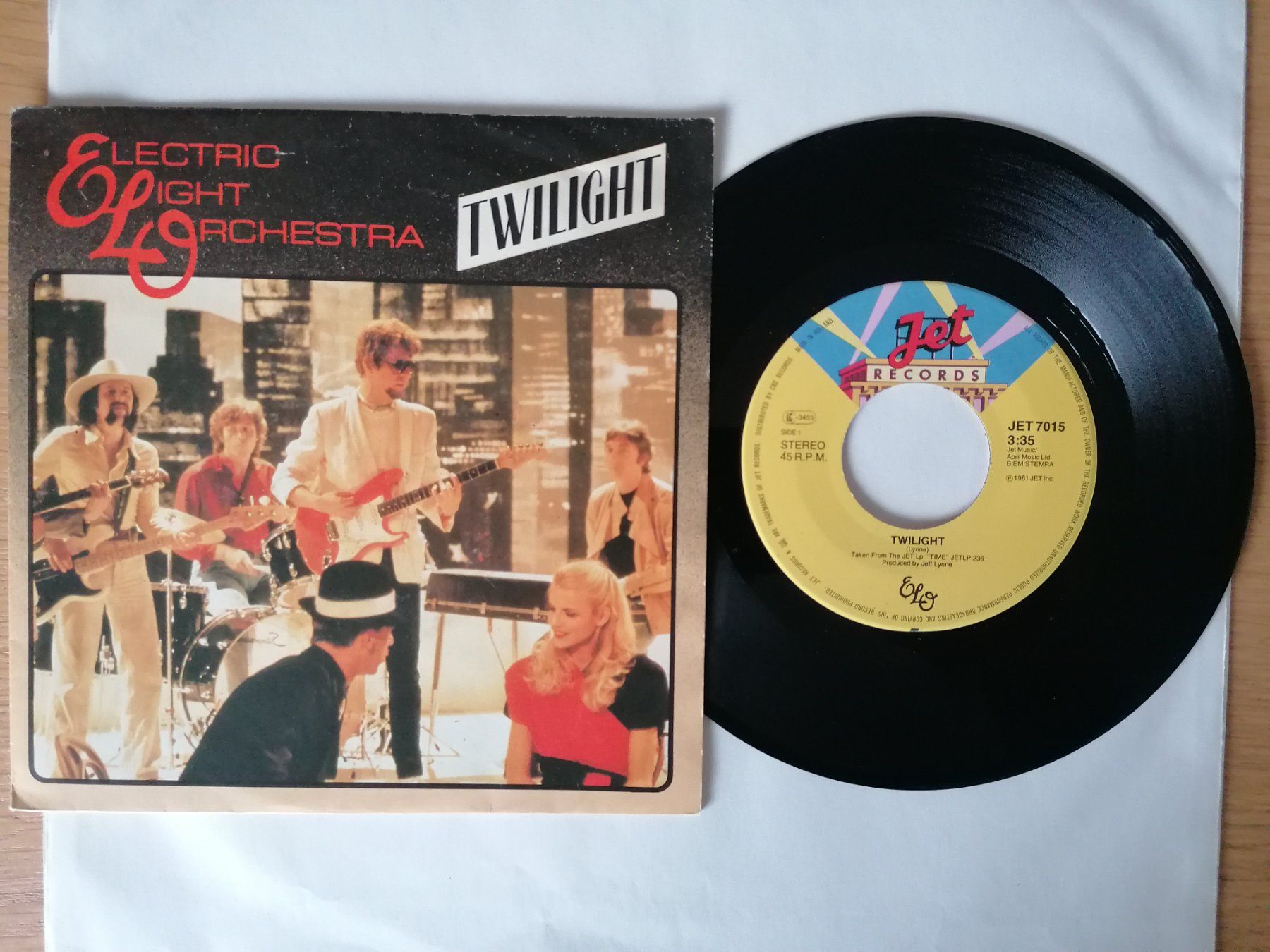 Dischi in vinile: Electric Light Orchestra - Twilight 7" Single, – Usato da Beinwil am See venduto da Funkthesizer