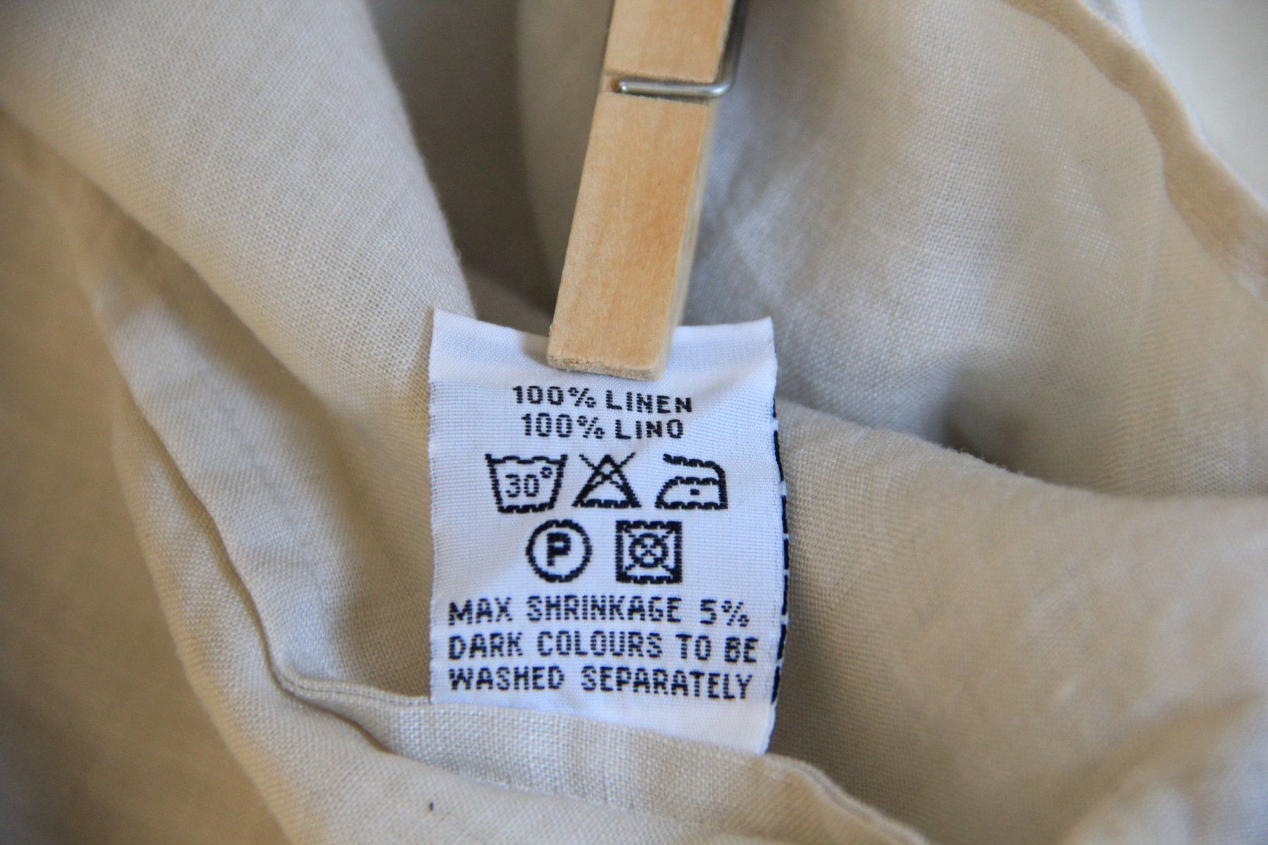 Tuniche: Vintage Tunike 100% Leinen – Usato da Basel venduto da pak11 6