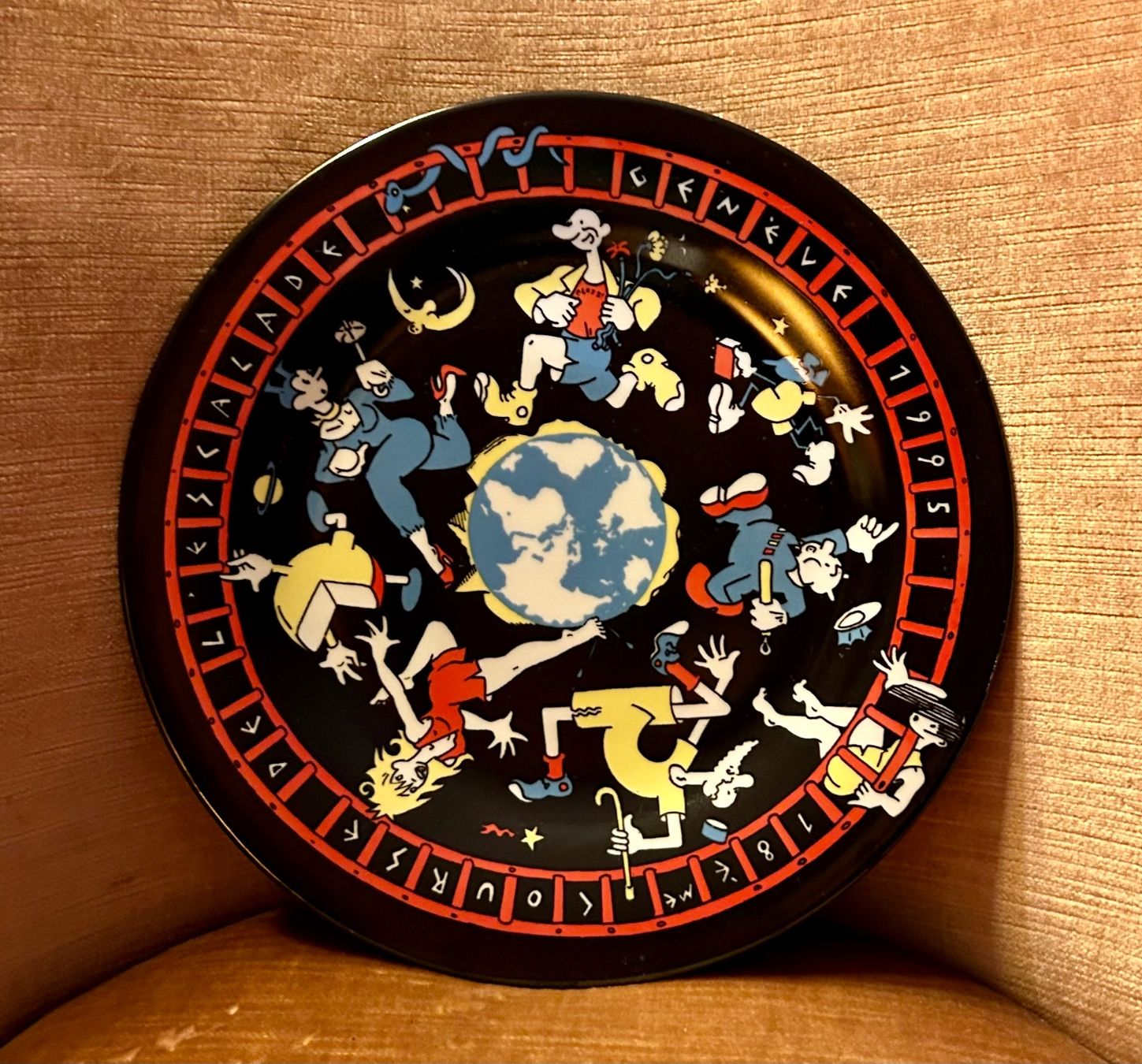 Teller: Assiette de la course de l’Escalade 1995 – Gebraucht aus Petit-Lancy von Pierre_le_voyageur