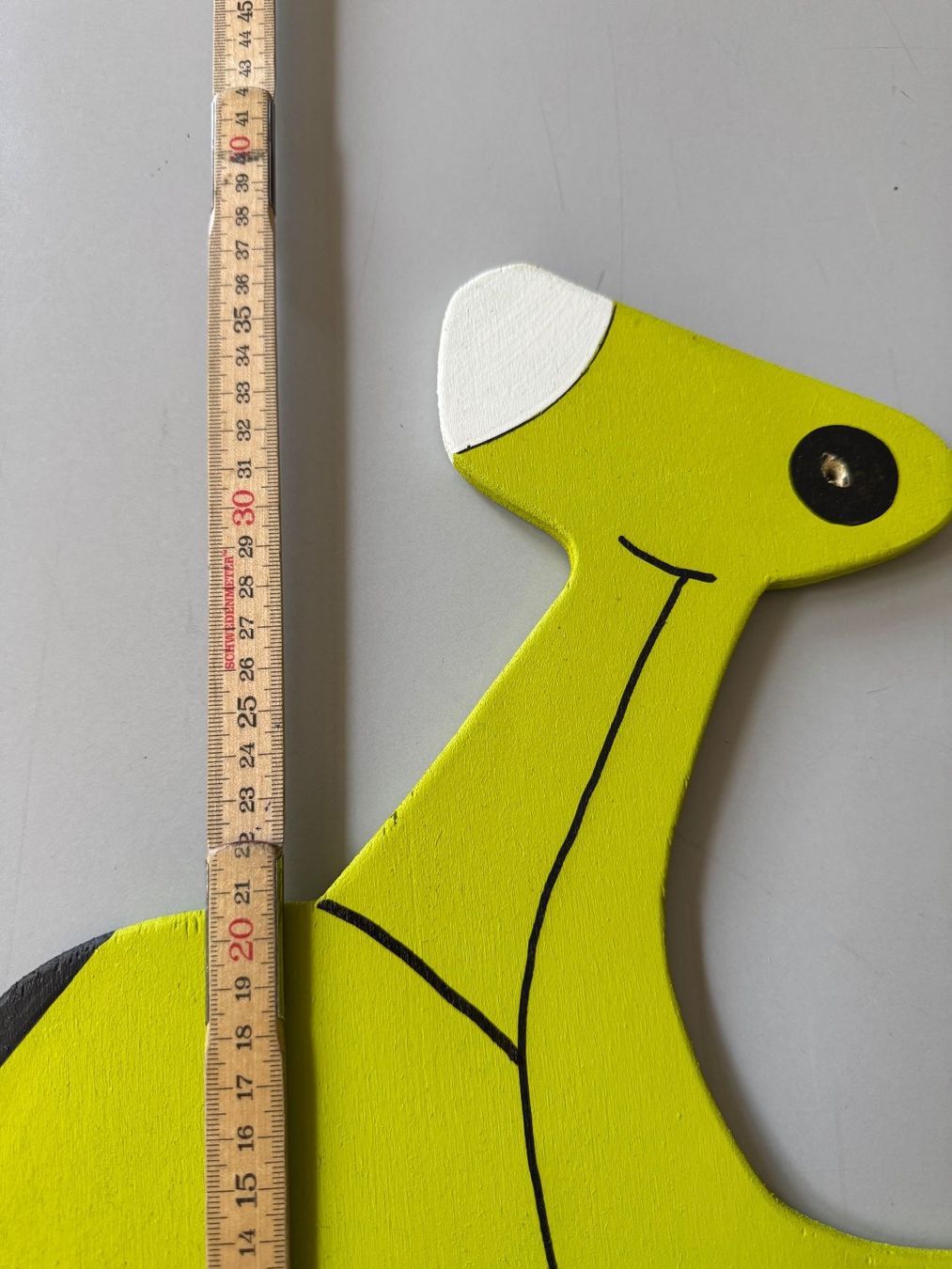 Tutte le decorazioni: Holzroller, gelb, ca. 55 cm lang, Deko – Usato da Neftenbach venduto da Rose40 1
