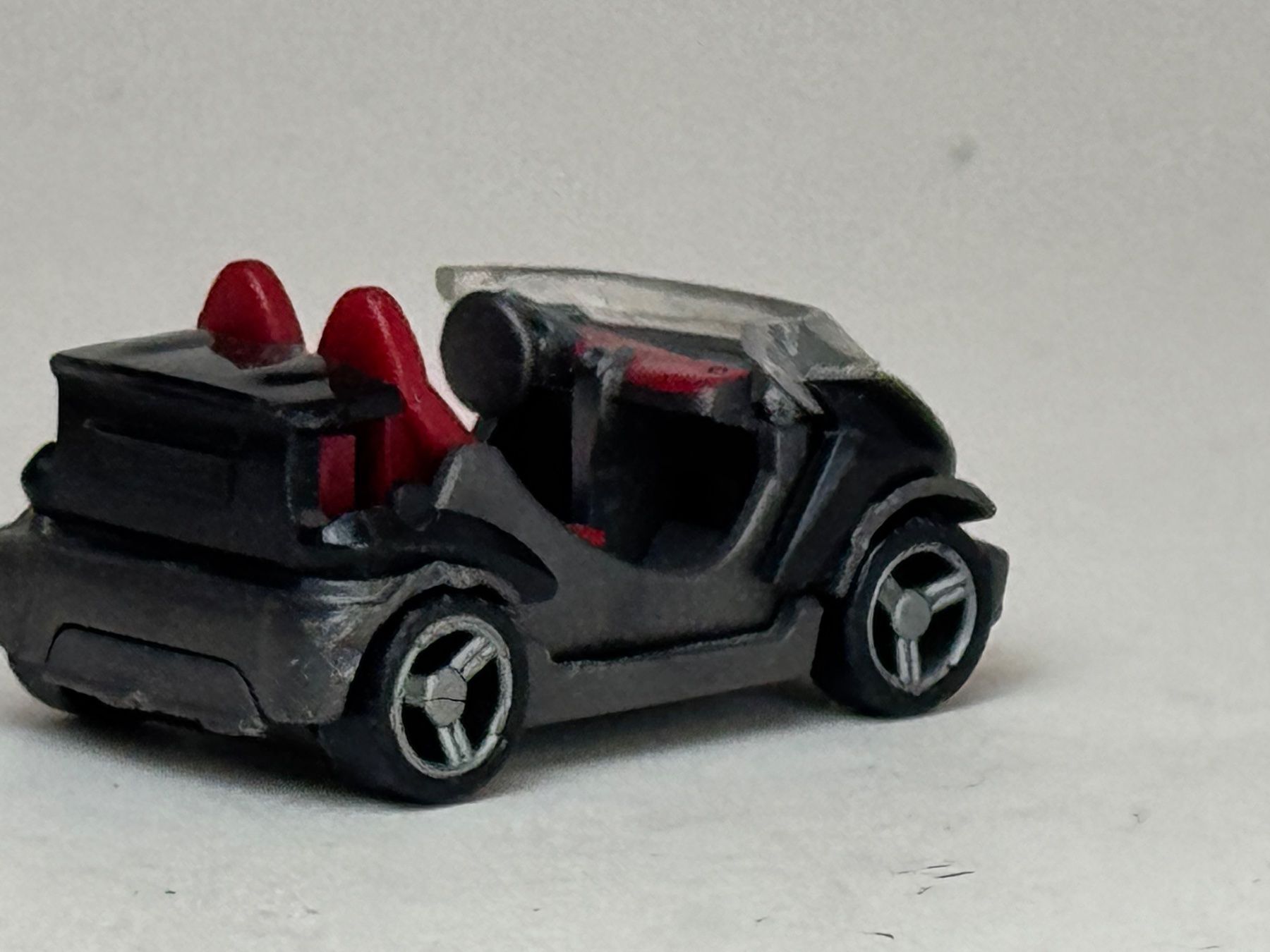 Smart Modellini d'auto: GB- Smart Cabriolet schwarz/silbern – Usato da Elm venduto da Wikmtz 1