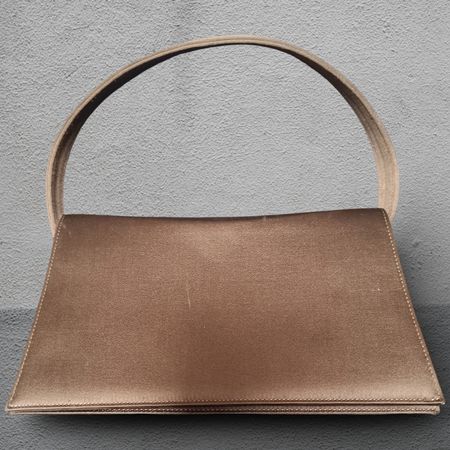 Sac à main chic DI SANDRO, marron, parfait pour l'été ☀️