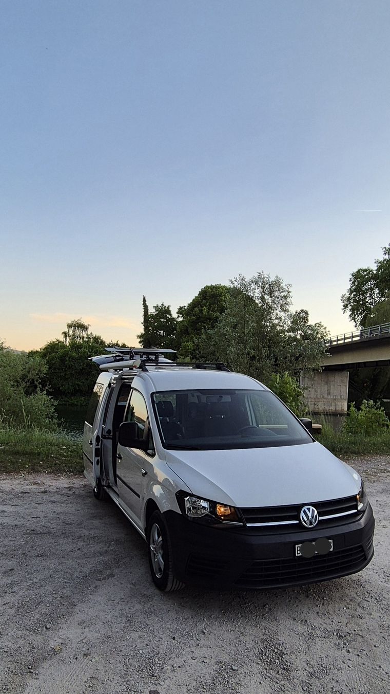 VW Camping Fahrzeuge: VW Caddy Microcamper frisch ab Service neu 8-fach bereift – Gebraucht aus Gals von Pinball79