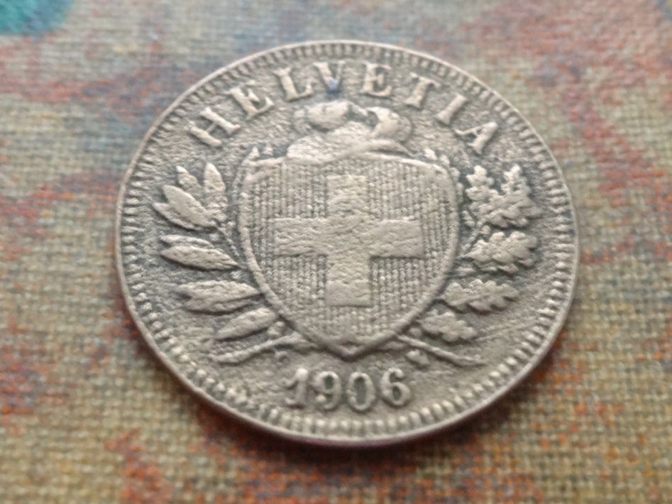 Tutti le monete: 2 Rp. 1906  (B) – Usato da Romanel-sur-Lausanne venduto da Swift13