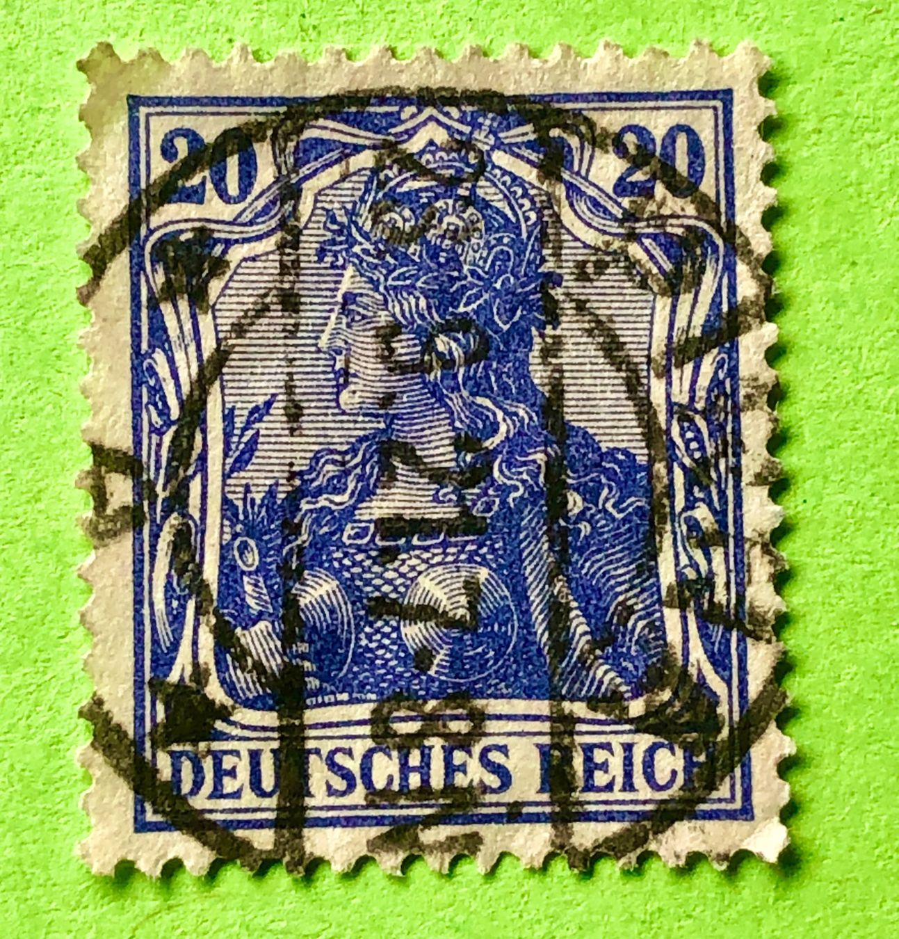 Tutti i francobolli: Briefmarken aus Deutsches Reich gestempelt   – Usato da Aarau venduto da Angi-007