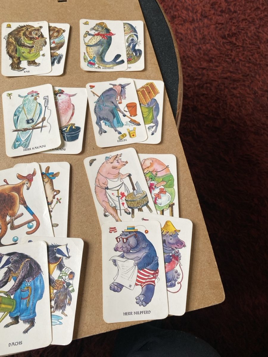 Giochi: Schwarzer Peter Spielkarten mit lustigen Tierbildern – Usato da Hunzenschwil venduto da Smiles 3