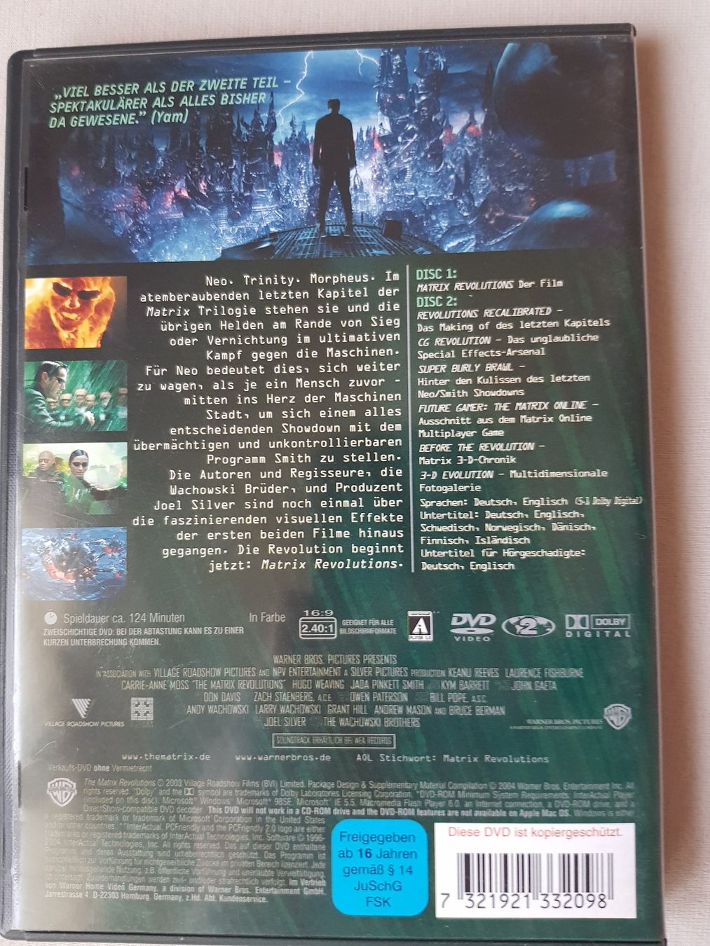 Tous les DVDs: DVD Matrix Revolutions (3) – D'occasion à thun par lucky_manxy 1