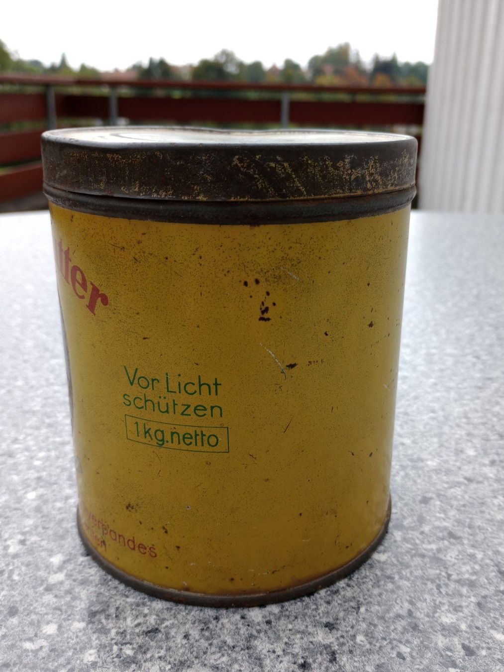 Barattoli: alte Dose Reine Butter – Usato da Herisau venduto da ACm9 2