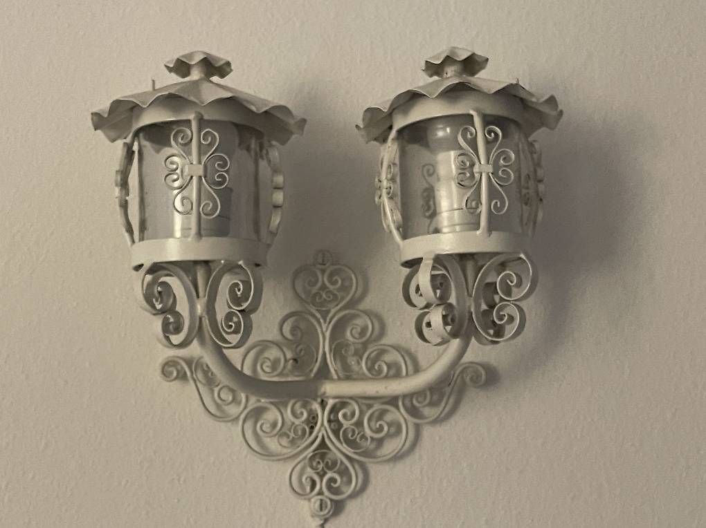 Lampade: 2x Wandlampe antik weiss – Usato da Oberentfelden venduto da Nurais