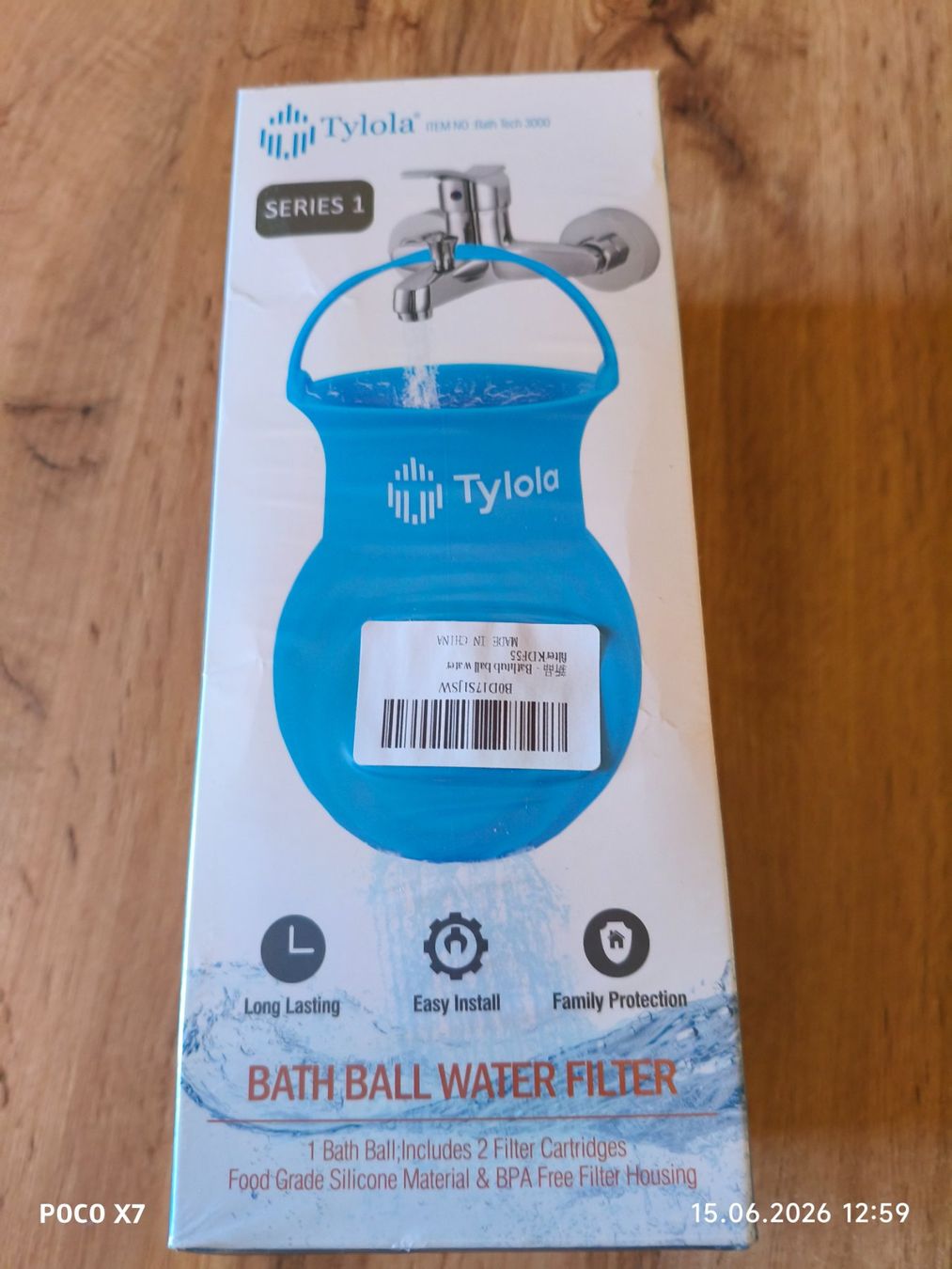 Sanitari: BadeKugel-Wasserfilter inkl. 2 Filterkartuschen, neu & OVP – Nuovo e nell'imballaggio originale da Hägglingen venduto da BigJim1