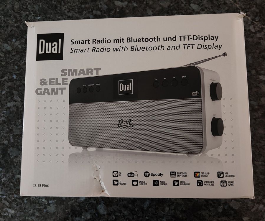 Dual smart Radio mit Bluetooth + TFT-Display!!! NEU!!!