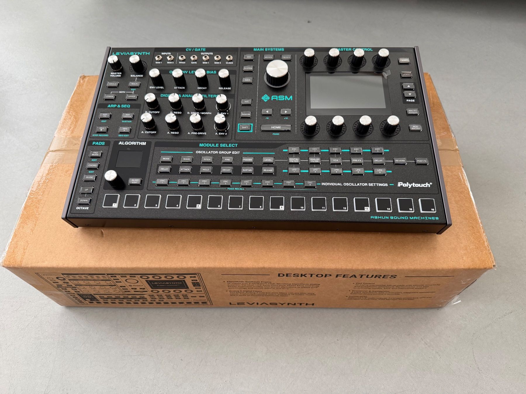 Musikinstrumente: ASM Leviasynth Desktop Synthesizer – Gebraucht aus Neuhausen am Rheinfall von stefxyz