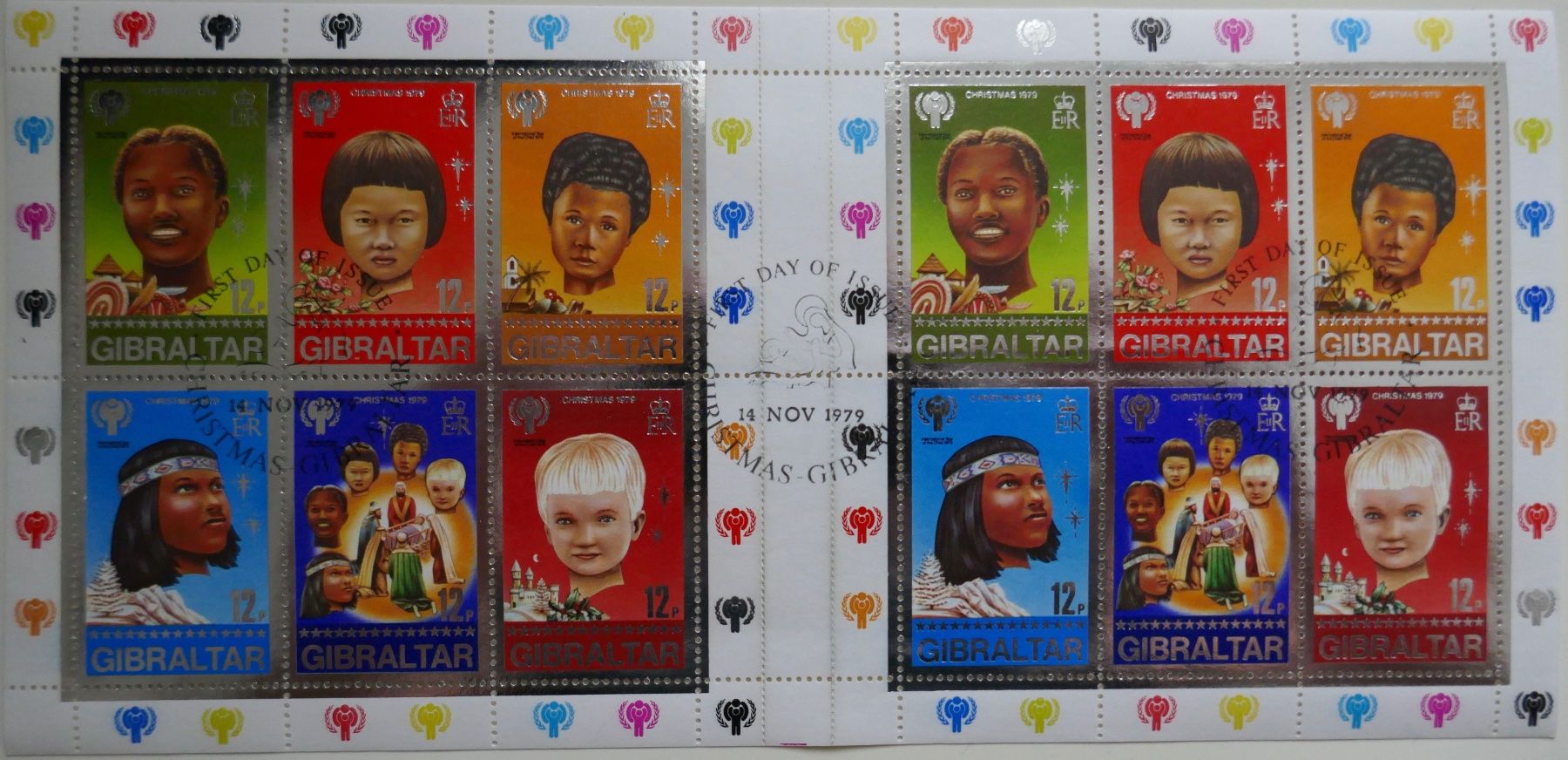 Alle Briefmarken: Gibraltar 1979 FDC / ET/** Bogen tadellos. – Gebraucht aus Möhlin von PHILABARTIS 3