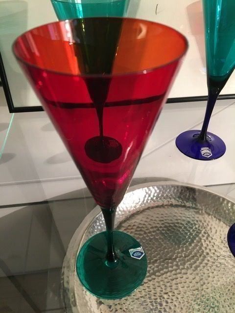 Murano Gläser: 6 originale Murano Champagnergläser, Klebeetikett Cenedese – Neu (gemäss Beschreibung) aus Wald ZH von mo-zart 4
