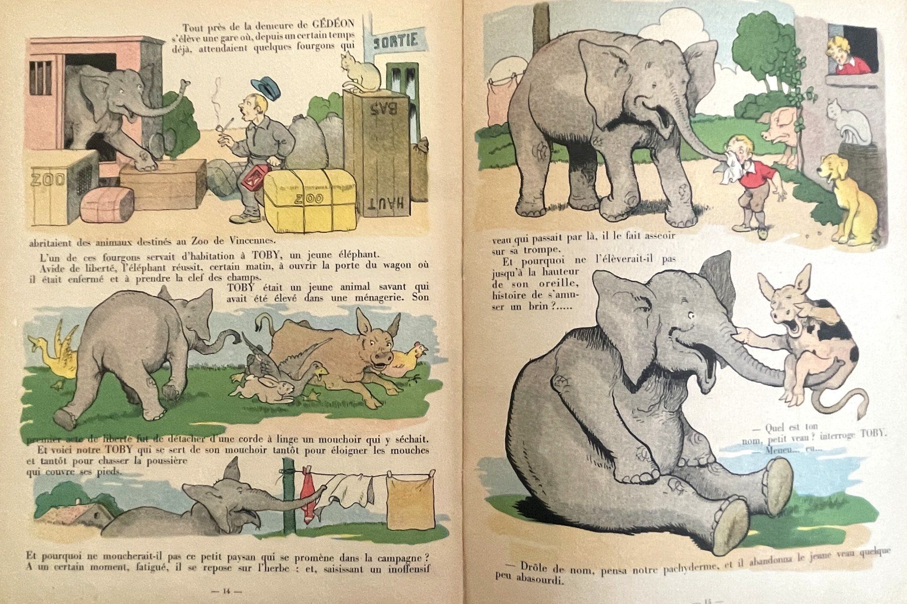 Bücher: Gédéon grand Manitou 1949 - Benjamin Rabier – Gebraucht aus Savagnier von Ne2065 3