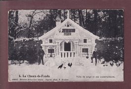 LA CHAUX-DE-FONDS - Villa de neige - 1908