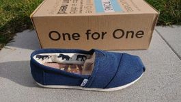 TOMS Classics Navy Canvas Grösse 36