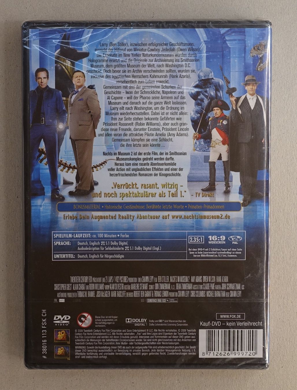 Alle DVDs: Nachts im Museum 2 – Neu und originalverpackt aus Sessa von fraenklishop 1