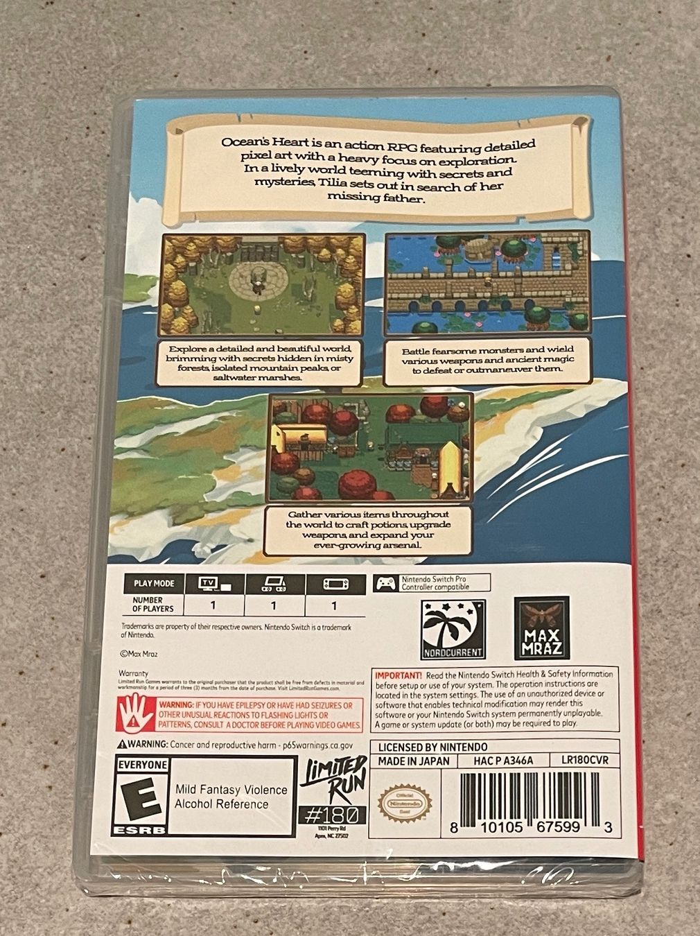 Nintendo Spiele: Nintendo Switch -Ocean's Heart Limited Run #180 - SEALED – Neu und originalverpackt aus Hinwil von weu_yll6 1
