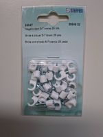 Nagelbriden für Kabel 5-7 weiss 25 Stk. Marke Steffen