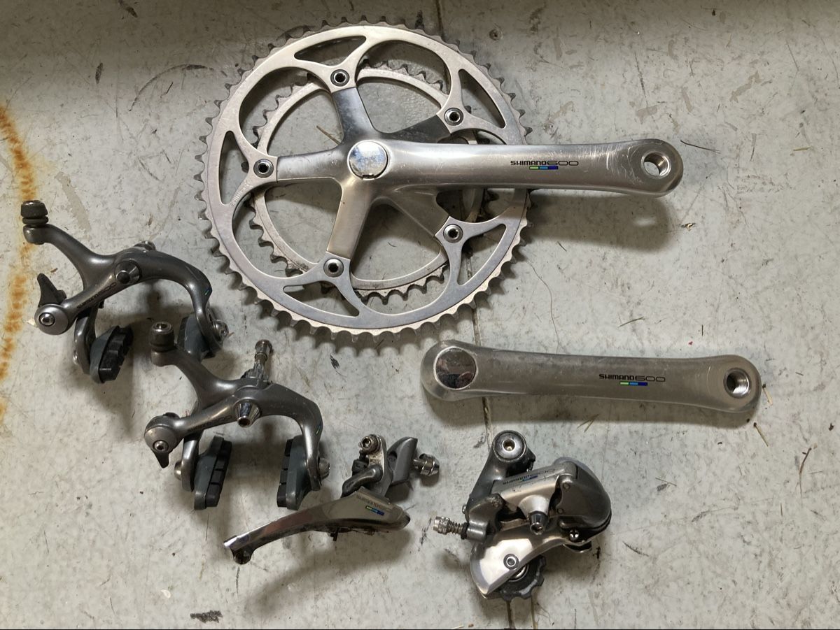 Shimano Pièces détachées: Shimano 600 Tricolor Mini- Groupset – D'occasion à Zürich par 1beck5