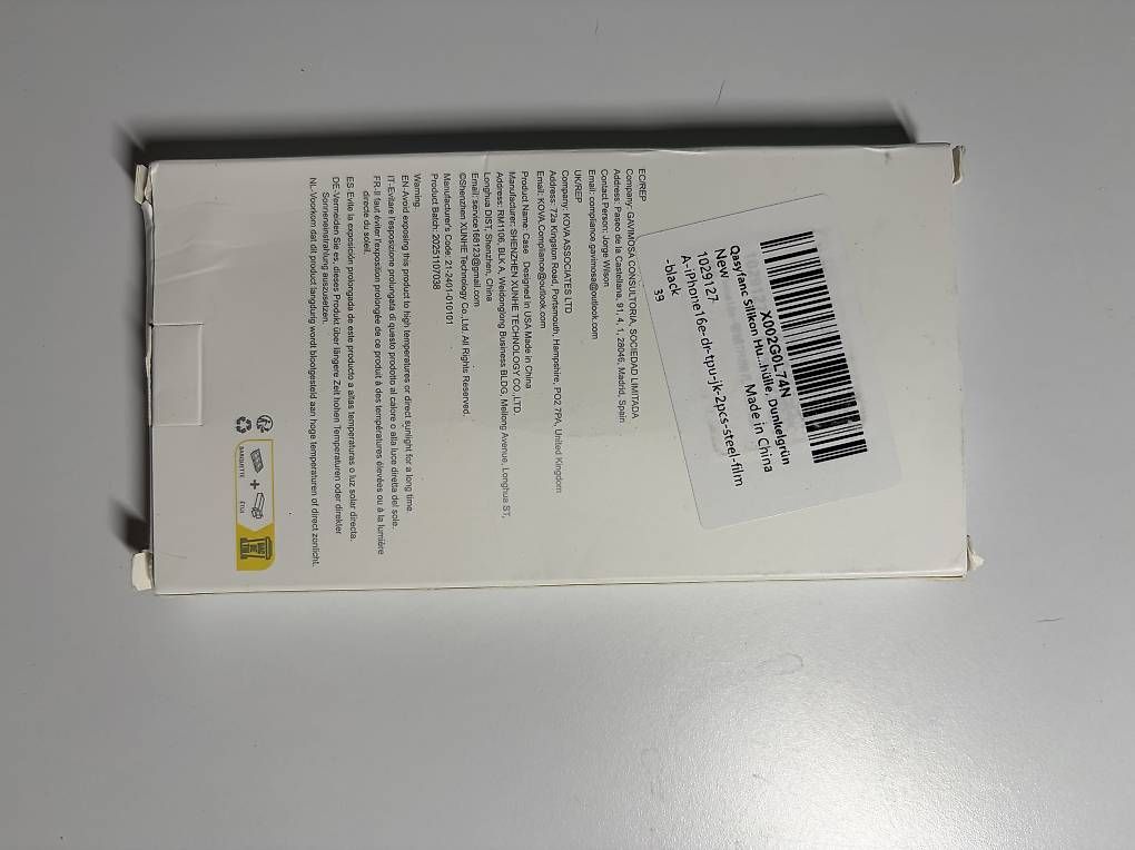 Cover & Protezioni schermo: iPhone 16e Hülle mit Schutzglass – Nuovo e nell'imballaggio originale da Winterthur venduto da LauraF