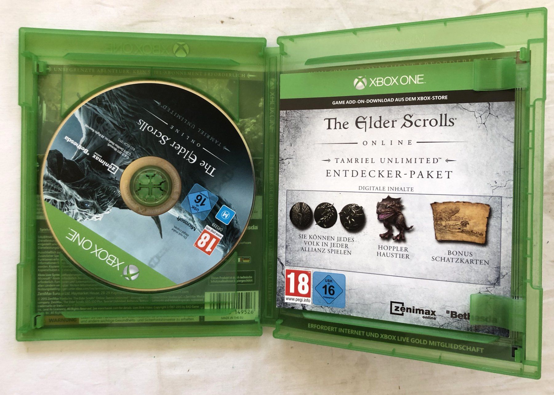 Spiele: XBOX ONE - The Elder Scrolls - Online: Tamriel Unlimited – Gebraucht aus Schaffhausen von durruti 1