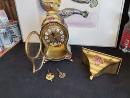 Tischuhr, Penduele, Wanduhr, Alte Penduele, Alte Uhr